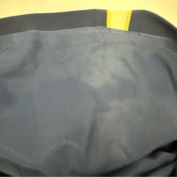 Vintage Talbots Navy Blue Dress with Contrast Trim and Pearl Buttons - Size 4 - Picture 10 of 11